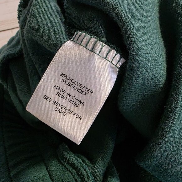 JUICY COUTURE Sleeveless Velour Jumpsuit Jade Green Small Casual Loungewear - Picture 6 of 10